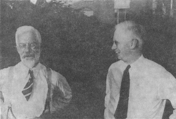 Ohio State alumnus Chester Bliss (right) formalized and named the intuition behind the 'probit'. Ronald A. Fisher (left) worked with him to devise the MLE method for fitting probit lines to data.