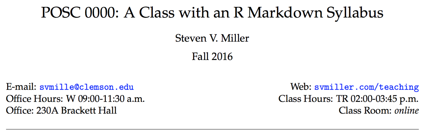 The title of my R Markdown syllabus template.