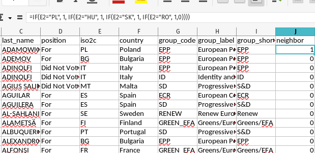 A convoluted extended 'IF' in Excel (or LibreOffice Calc)