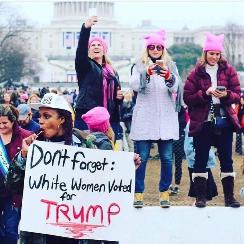 Obligatory viral photo from the Women's March.